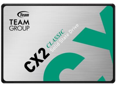 Team Group CX2 2.5'' 512GB SATA III 3D NAND Internal Solid State Drive (SSD)