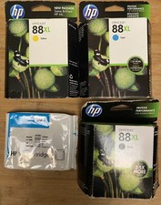 Genuine HP 88 XL Ink Cartridge 4-Pack Black ,Cyan, Magenta, Yellow