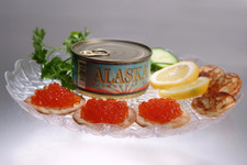 WHOLESALE: Alaska Red Salmon Caviar, 200g 24 Cans 