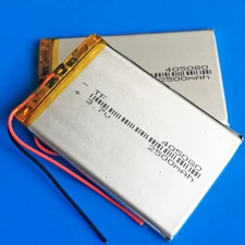 2 x 2500mAh 3.7V Li Po Rechargeable Battery 405080 for Cell phone Laptop DVD PAD