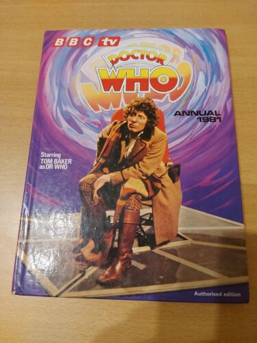 Doctor Who The Annual 1981 Hardback Tom Baker (printed 1980) - Picture 1 of 6