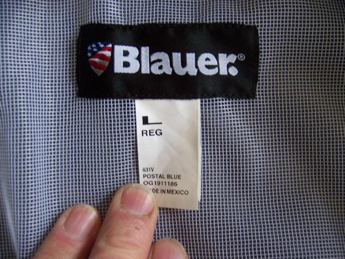 Brand New USPS Unisex Full Length Rain Jacket Blauer Large Regular FREE SHIPPING - Picture 6 of 8