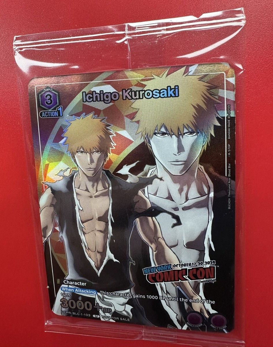 Union Arena Ichigo Kurosaki NYCC2024 Bleach Promo - Sealed UEPR