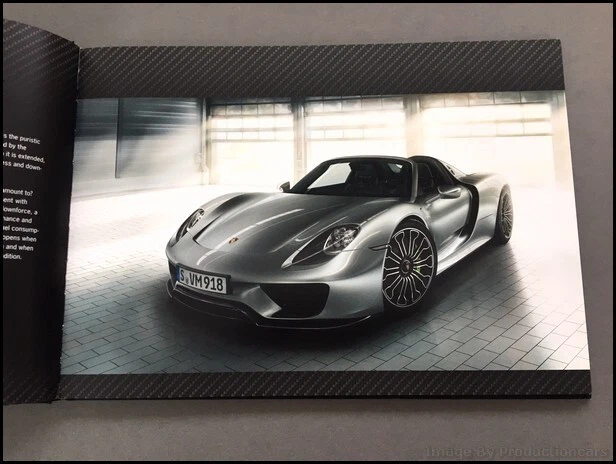 Porsche 918 Spyder 66-page Hardbound Car Sales Brochure Catalog 2015 2016 2017 Foto 4 de 4