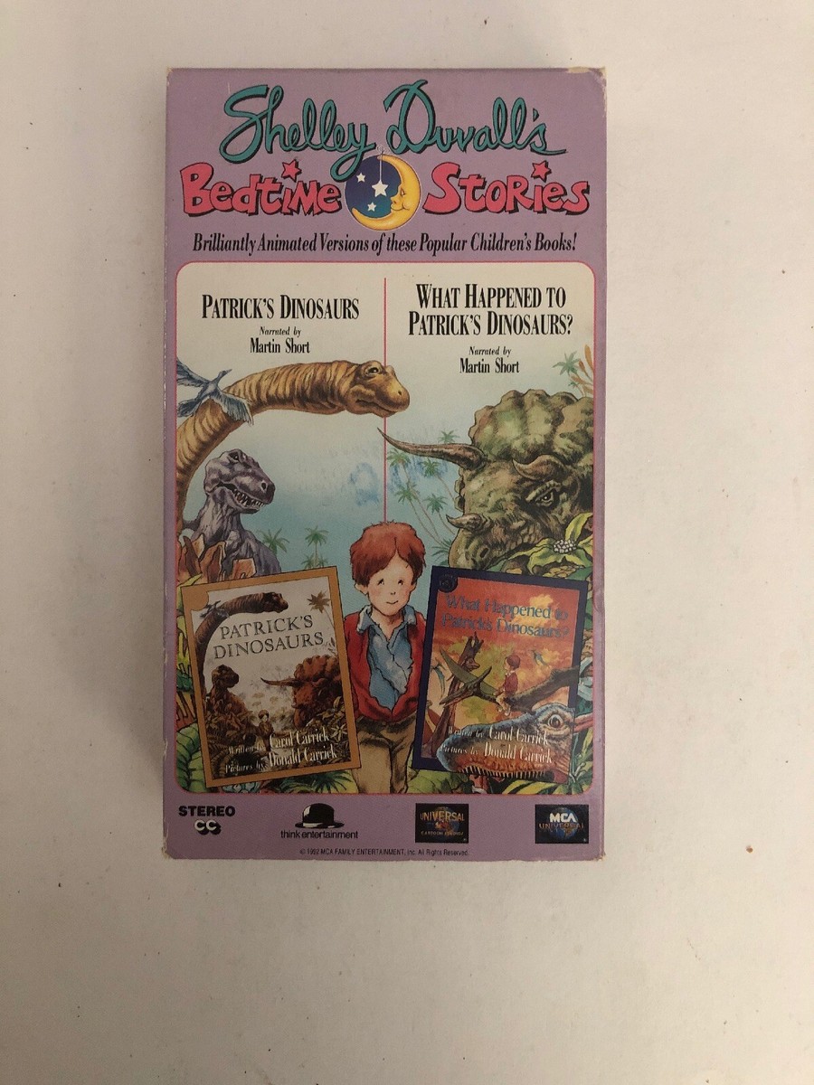 SHELLEY DUVALL'S BEDTIME STORIES PATRICK'S DINOSAURS RARE VHS