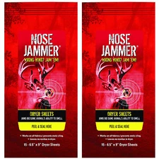 Nose Jammer Fairchase Products Dryer Sheets 15-6.5"x9" 2 Pack #00316x2