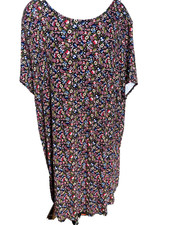NWT Tahari Dress  Woman 3X Floral  Shift knee length BOHO CottageCore NEW