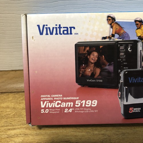 Vivitar Vivicam 5.0Mp 2.4” LCD Screen 5199 Digital Camera Leads & Instructions - Picture 10 of 11