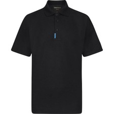 Image of Portwest WX3 Polo Shirt Black XXL