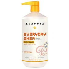 Alaffia EveryDay Shea Conditioner 32 Oz Unscented Moisturizing Hair Care