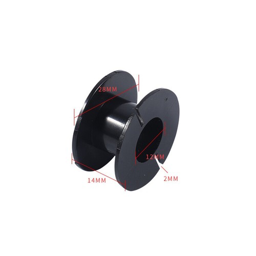 2PCS Plastic Round Bobbin Wire Coil Frame Skeleton DIY Inductor Winding Frame #1 - Picture 8 of 18