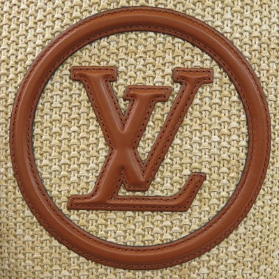 LOUIS VUITTON M59962 Handbag Petite Bucket Leather knit raffia | eBay 