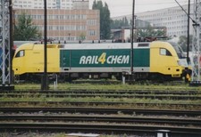 Foto Dispolok Siemens "Taurus" R4C ES 64U2 Bw Lichtenberg 2002 ca.10x15cm V1794i