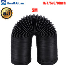 3/4/5/6/8inch 5M Flexible Ducting Vent Pipe Aluminum Foil Duct Hose Ventilation