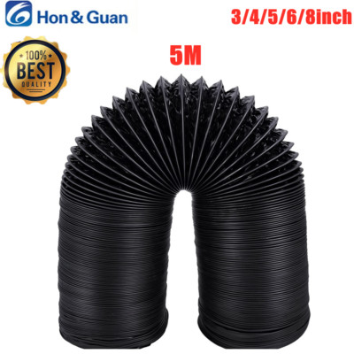 3/4/5/6/8inch 5M Flexible Ducting Vent Pipe Aluminum Foil Duct Hose ...