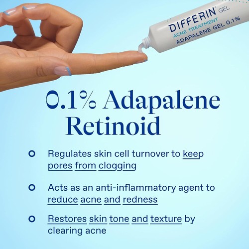Acne Treatment Gel 0.1% Adapalene 15g Retinoid Sensitive Acne Prone Skin Care - Picture 6 of 12