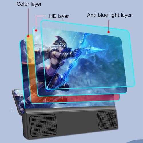 3D Screen Amplifiers Mobile Phone Magnifier With Enlarged Speaker Video - Zdjęcie 6 z 12