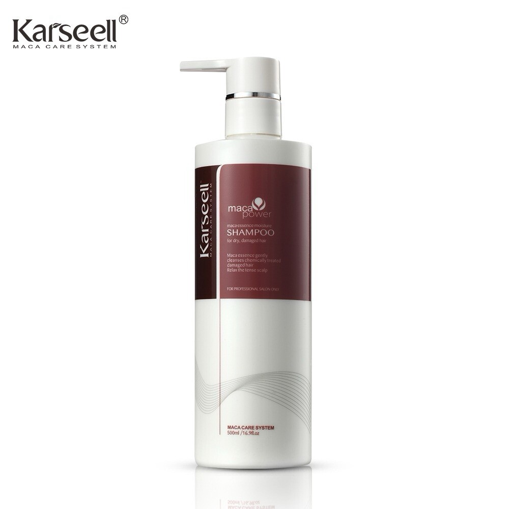 Karseell  Hair Repair Maca Collagen Shampoo Pack Of 10 Pieces . Has A Small Hole