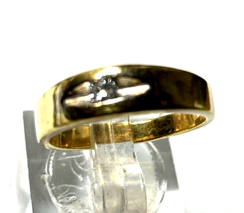 Massiver 750 Gold 18K Ring Solitär Brillant 0,1ct RG 54 Juwelier 6 Gramm gepfl. - Bild 10 von 13