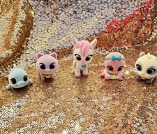 Disney Jr T.O.T.S. TOT Tiny Ones Flocked Animals Mixed Lot of 5 Animal Figures