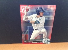 2017 Bowman Red Paper 70th Anniversary Drew Jackson Seattle Mariners SP