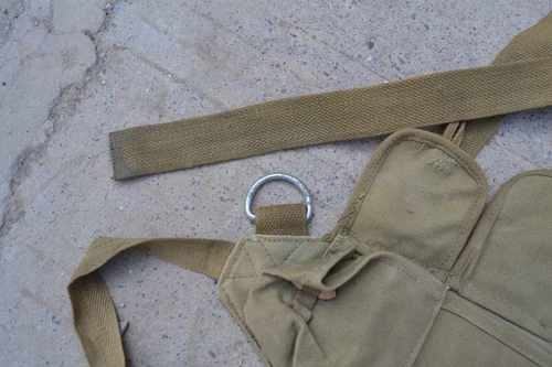 Chicom Chinese T56 7.62 "五六式" Chest Rig Munizioni Pouch Bandolier 1979 - Foto 3 di 6