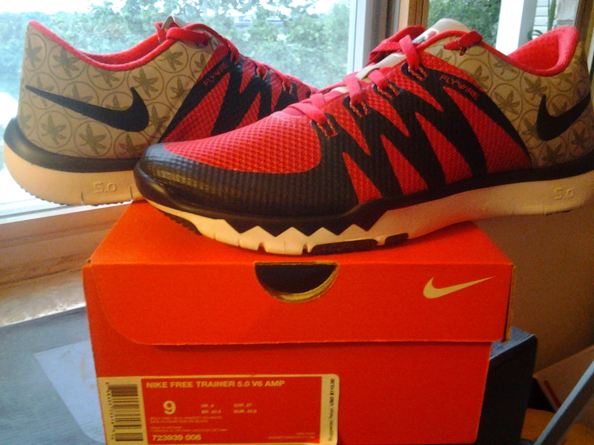 Nike Air Free Trainer 5.0 V6 Amp Ohio State OSU Buckeyes Week 0 Zero 723939  006 | eBay