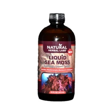 LIQUID SEA MOSS Formula By Natural Herbal Labs, Plant-Based Superfood, 16 oz.