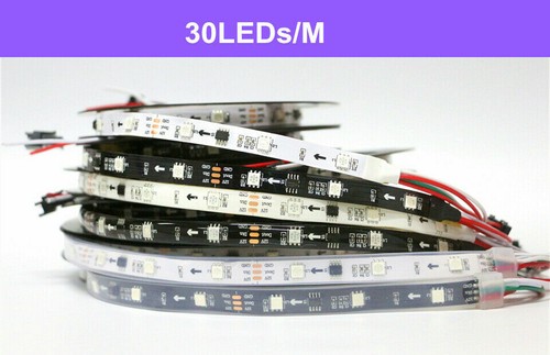 1- 5M 30LED/M 60LED/M WS2811 Dream Color 5050 RGB Full color Strip Light DC12v - Picture 7 of 13