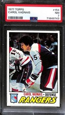 1977 TOPPS #154 CAROL VADNAIS PSA 7 NM 71849743 