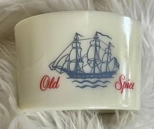 Vintage Shulton Old Spice Shaving Mug Measures 2.25 Tall 3.25 Diameter Read