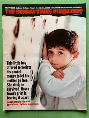 SUNDAY TIMES 12-December-2004 Martin Scorsese St Nicholas Beslan Martin Brundle