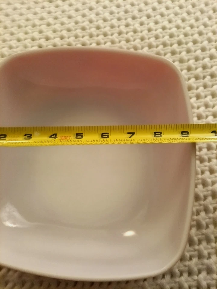 Vintage Pyrex A-17 Red Ovenware Bowl Square Serving 525B 2 1/2 Quart - Image 4 of 4