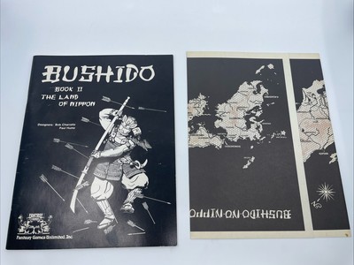 FGU Bushido Book II The Land Of The Nippon W/ Map Insert WH133