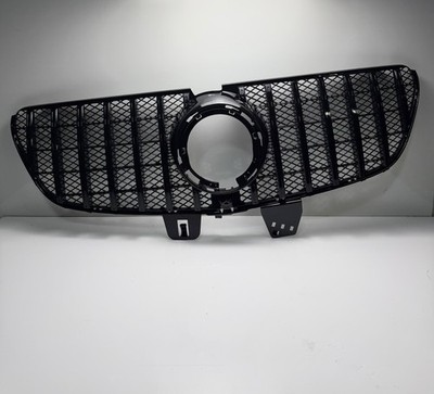 21-24 Mercedes V-Class W447 GTR Style Front Grille Gloss Black Camera Hole