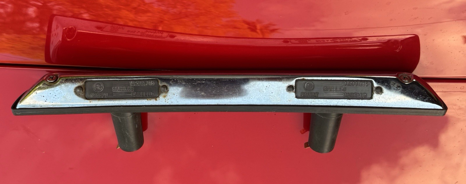 Ferrari Daytona Spyder 365 Dino Carello Tag Plate Light Lamp Assembly Miami Vice