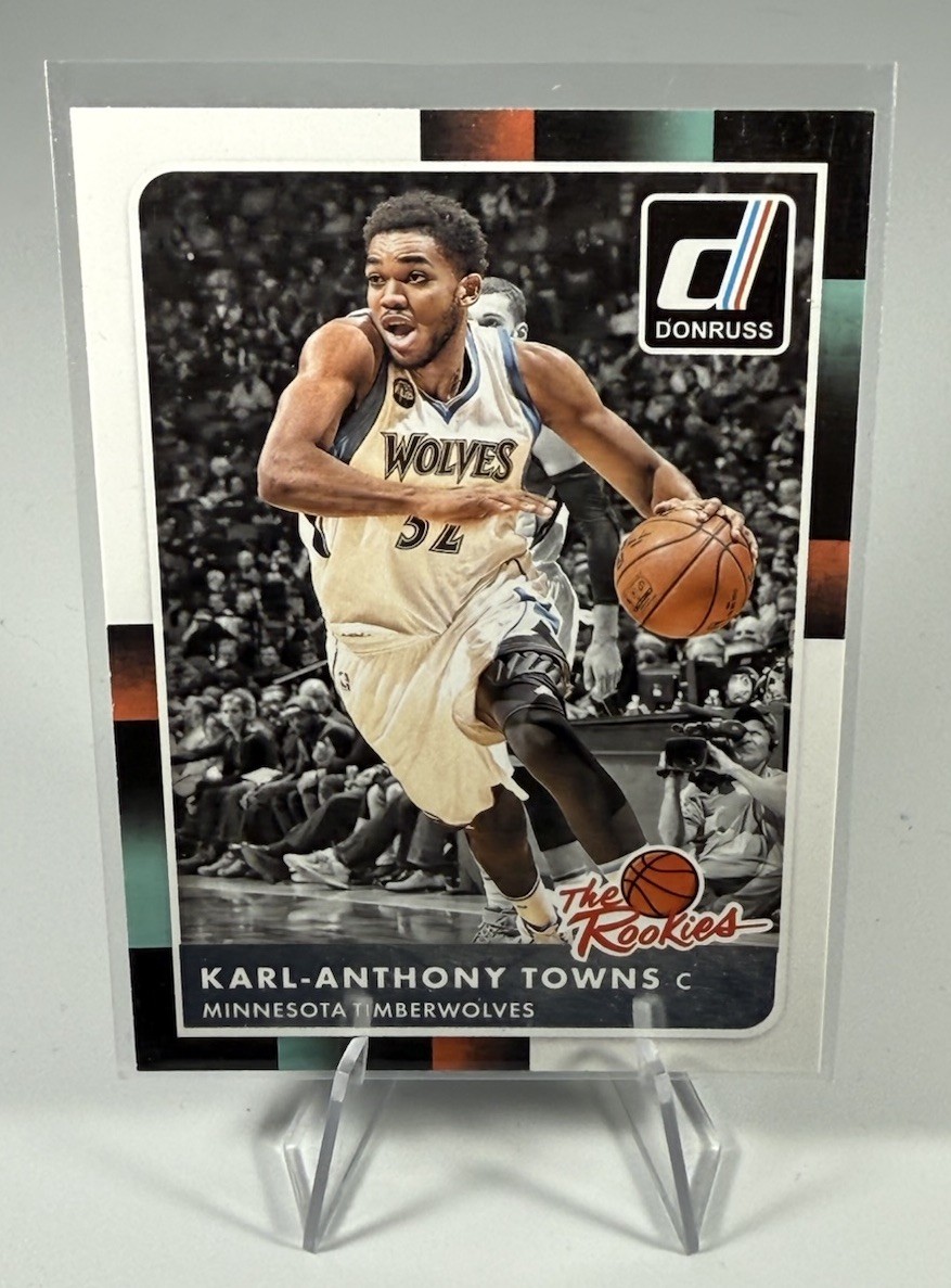 2015-16 Panini Donruss - The Rookies Karl-Anthony Towns #21 (RC)