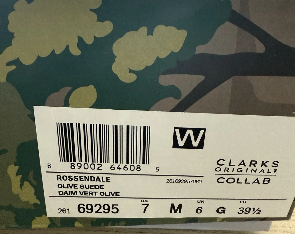 Usado Kith Clarks Rossendale Ronnie Fieg Kith 69295 Gamuza Oliva Talla: US7 Foto 4 de 4