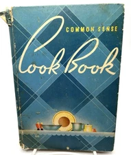 VINTAGE  WHITMAN PUBLISHING COMPANY Common Sense Cookbook 1939 HC