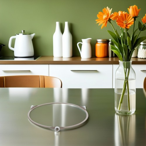 2pcs Microwave Turntable Ring with Rollers - 22.2cm/8.72in Glass Plate Rotating - Picture 11 of 12