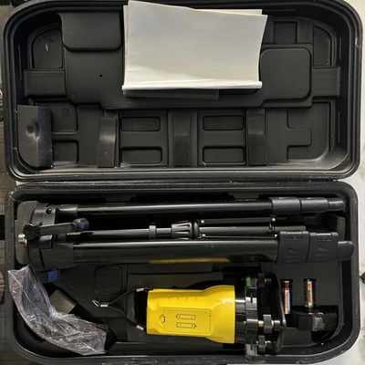 #ad Inventek Self Adjusting Laser Level with Tripod model V21384 GENTLY USED  $62.99