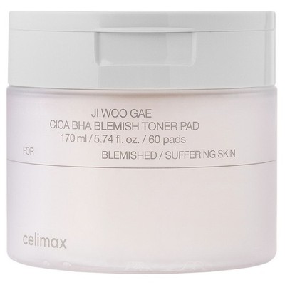 Celimax-Ji Woo Gae Cica BHA Blemish Toner Pad 60 Pfund