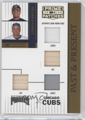 2005 Donruss Prime Patches Past & Present Quad Swatch 149/150 Aramis Ramirez 0o9