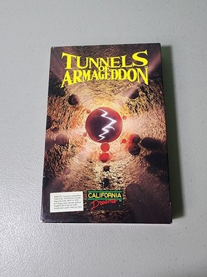 TUNNELS OF ARMAGEDDON PC Game - 3.5'' Disk - CIB - From California Dreams (1989)