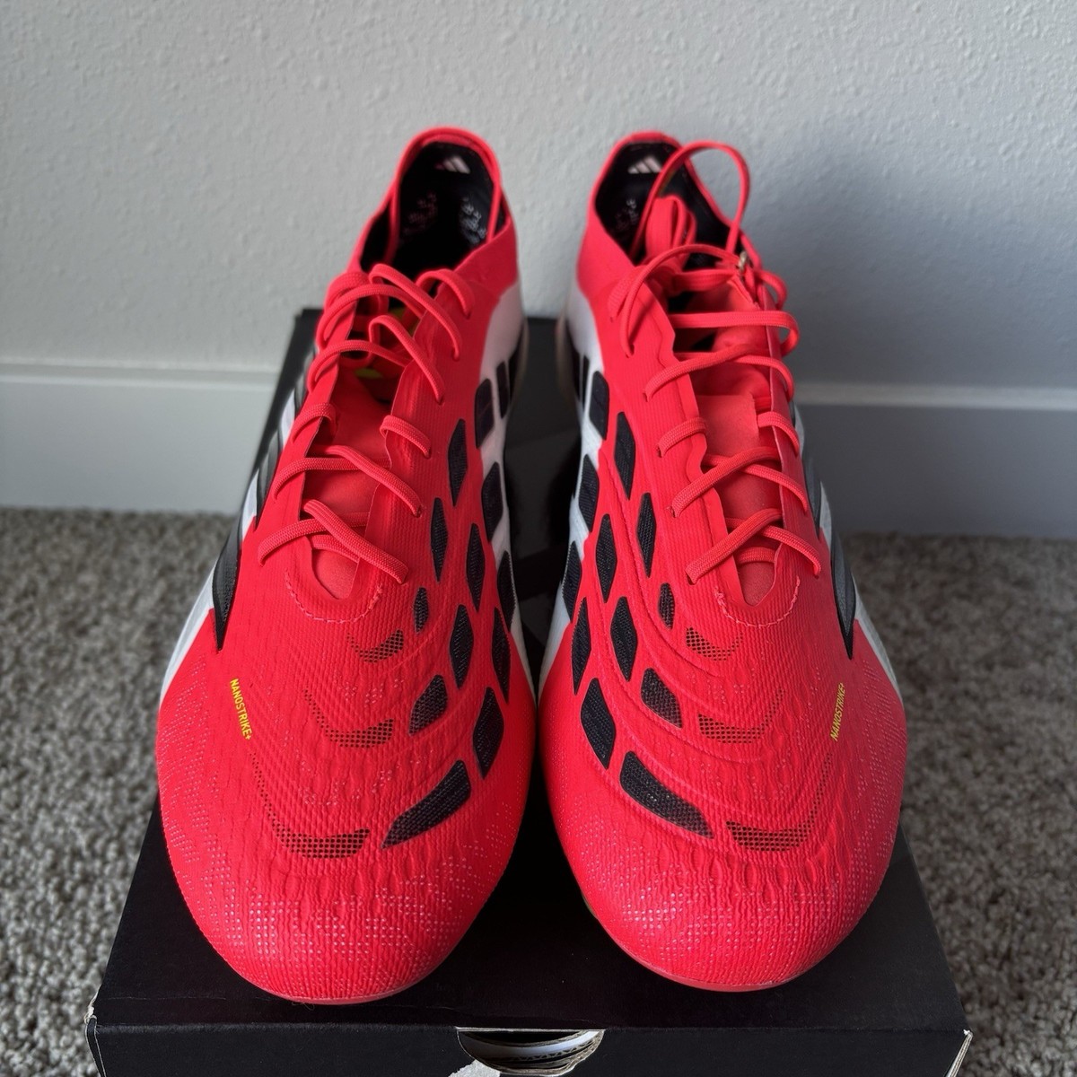 Adidas Predator Elite FT FG Lucid Red JS0380 Size 9 New Authentic