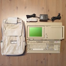 Amstrad PPC512D Portatile con Alimentatore e Borsa 1987 Retrogame - Test Ok