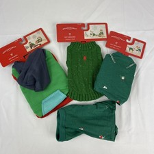 4ct Wondershop XS Christmas Pet Sweater Pajamas Hoodie Cats  Sm Dogs Green Red
