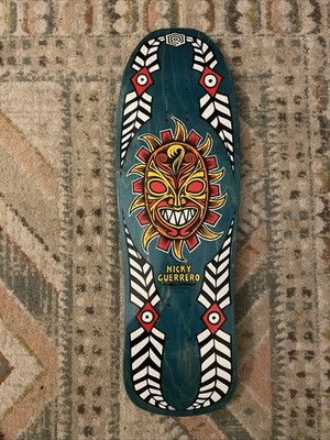 Powell Peralta Nicky Guerrero Mask 10x31.75'' Skateboard Deck - Blue
