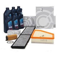 Original BMW Filterset 3-Tlg + 6L 5W30 MotoröL E90/91/92/93 316-320D X1 E84 N47