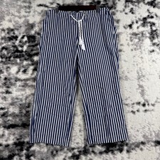 Lauren Ralph Lauren Pants Womens Size PS Linen Blend Wide Leg Drawstring